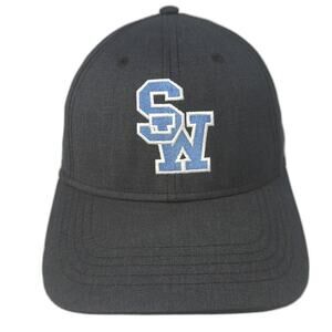 SW Strapback Hat Blue One Size Embroidered Logo Adjustable ACE USA